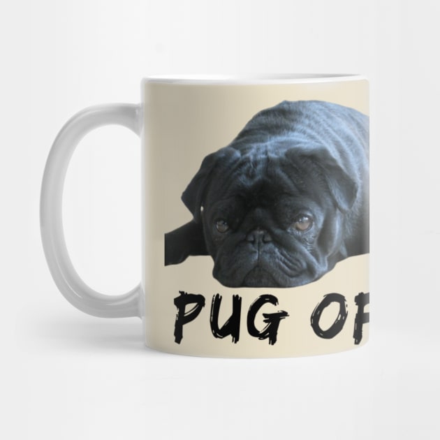 Pug Off Sleeping Pug Dog by Graffix